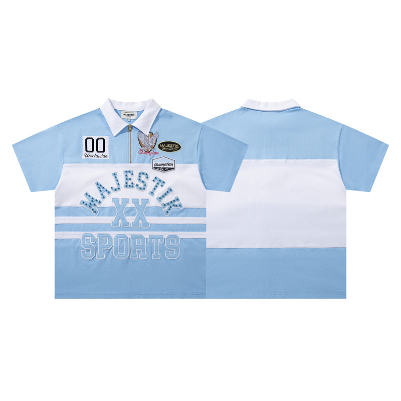 American Fashion Brand MAJESTI - Embroidery Design Logo ulasan dan harga