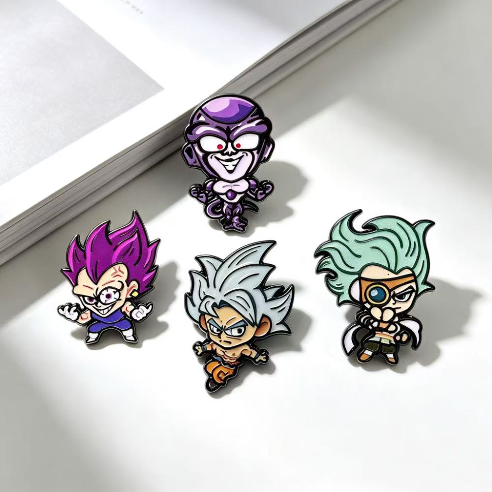 4Pcs Chibi Anime Warrior Ename - Embroidery Reddit ulasan dan harga